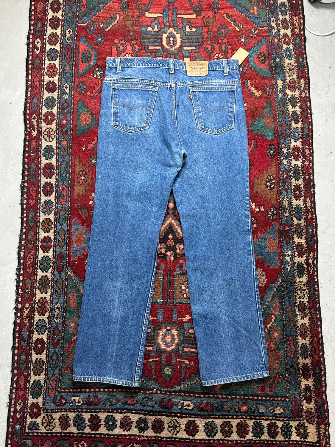 80's USA Made 리바이스 517 오렌지탭 부츠컷 플레어진 상품이미지4