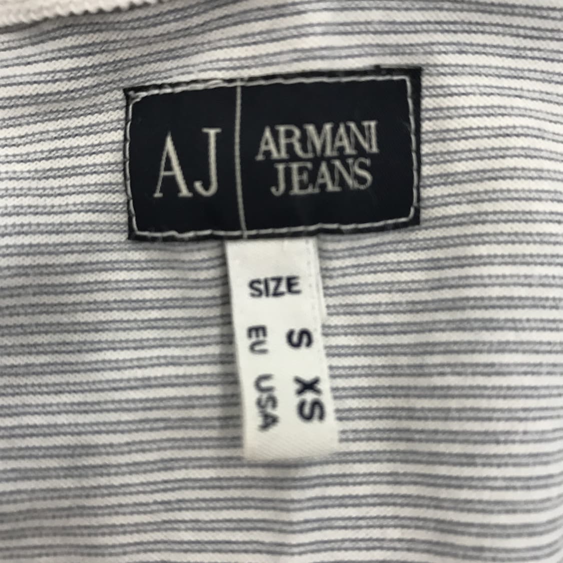 ARMANI JEANS 아르마니진 AJ자수 카라티 [S] 상품이미지5
