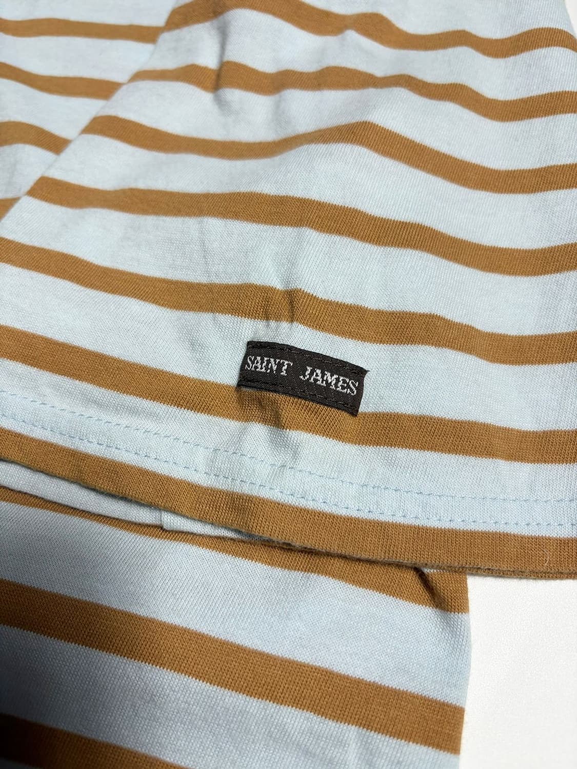 세인트제임스 21SS 로고 와펜 스트라이프 반팔 티셔츠 R2345 상품이미지4