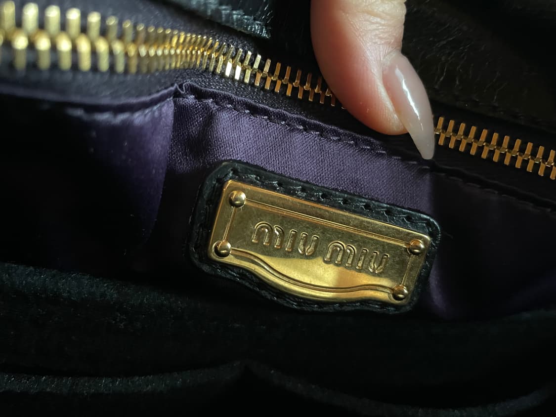 미우미우 비텔로 럭스 리본 사첼백 상품이미지3