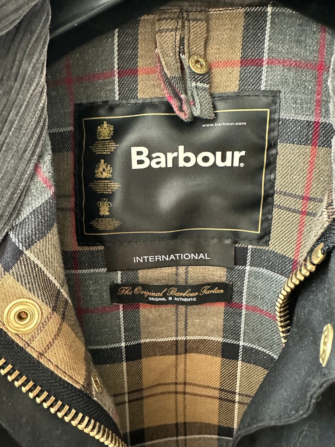 바버 인터네셔널 왁스 자켓 34사이즈 상품이미지3
