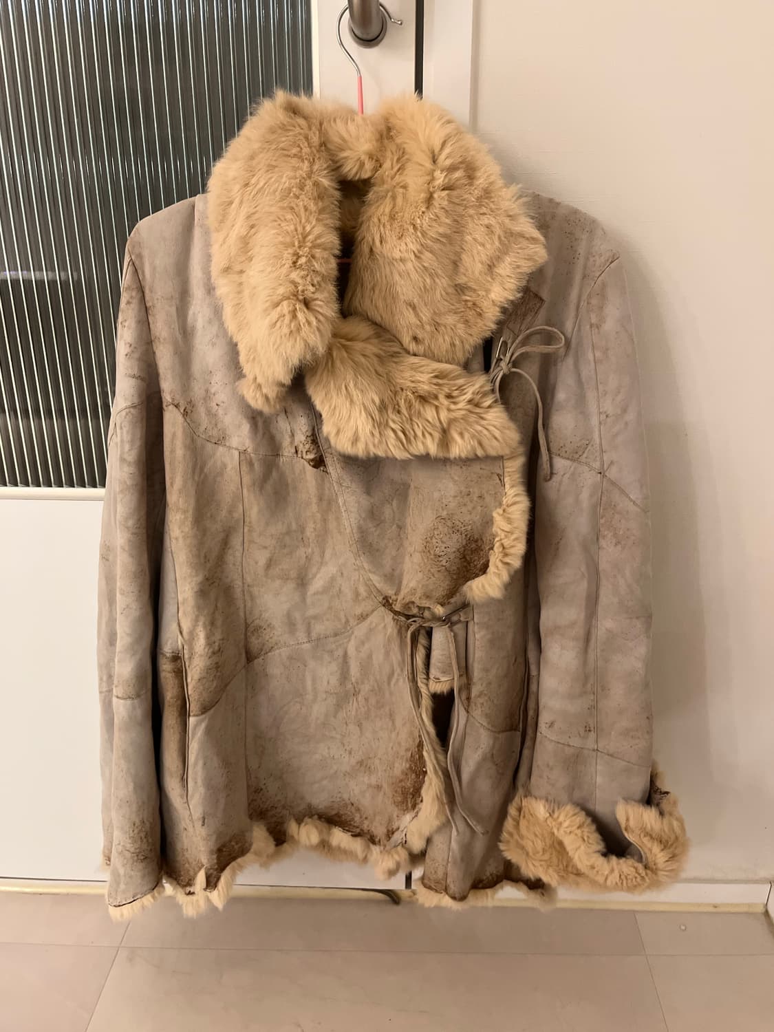 빈티지 스웨이드 퍼자켓 상품이미지1