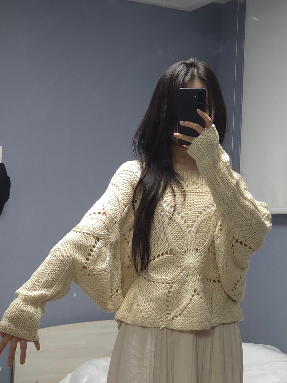 빈티지 크로쉐 니트 모리걸 상품이미지1