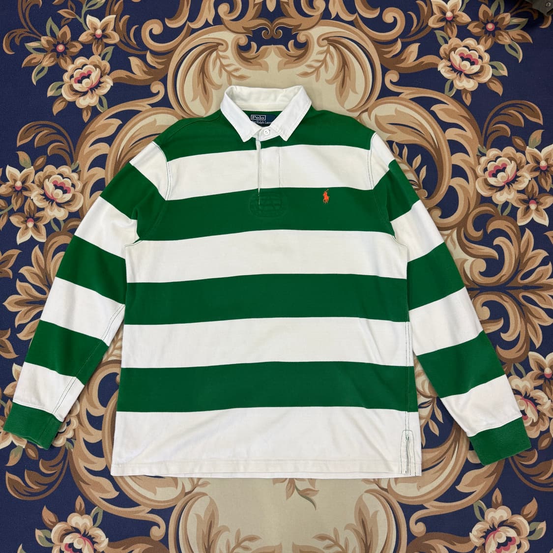 (XL)00s 폴로 랄프로렌 스트라이프 럭비티셔츠 상품이미지1