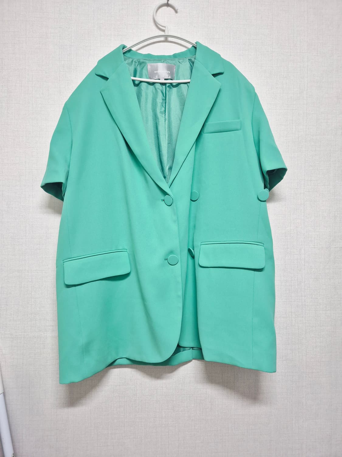 민트 반팔자켓 상품이미지1