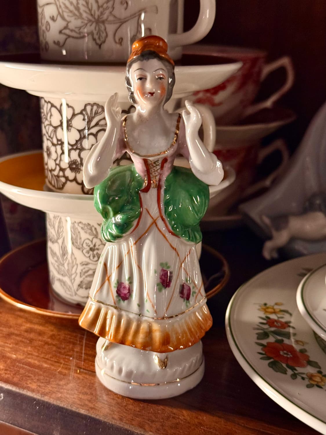 일본 빈티지 도자기 인형 장식 소품 피겨린 상품이미지1