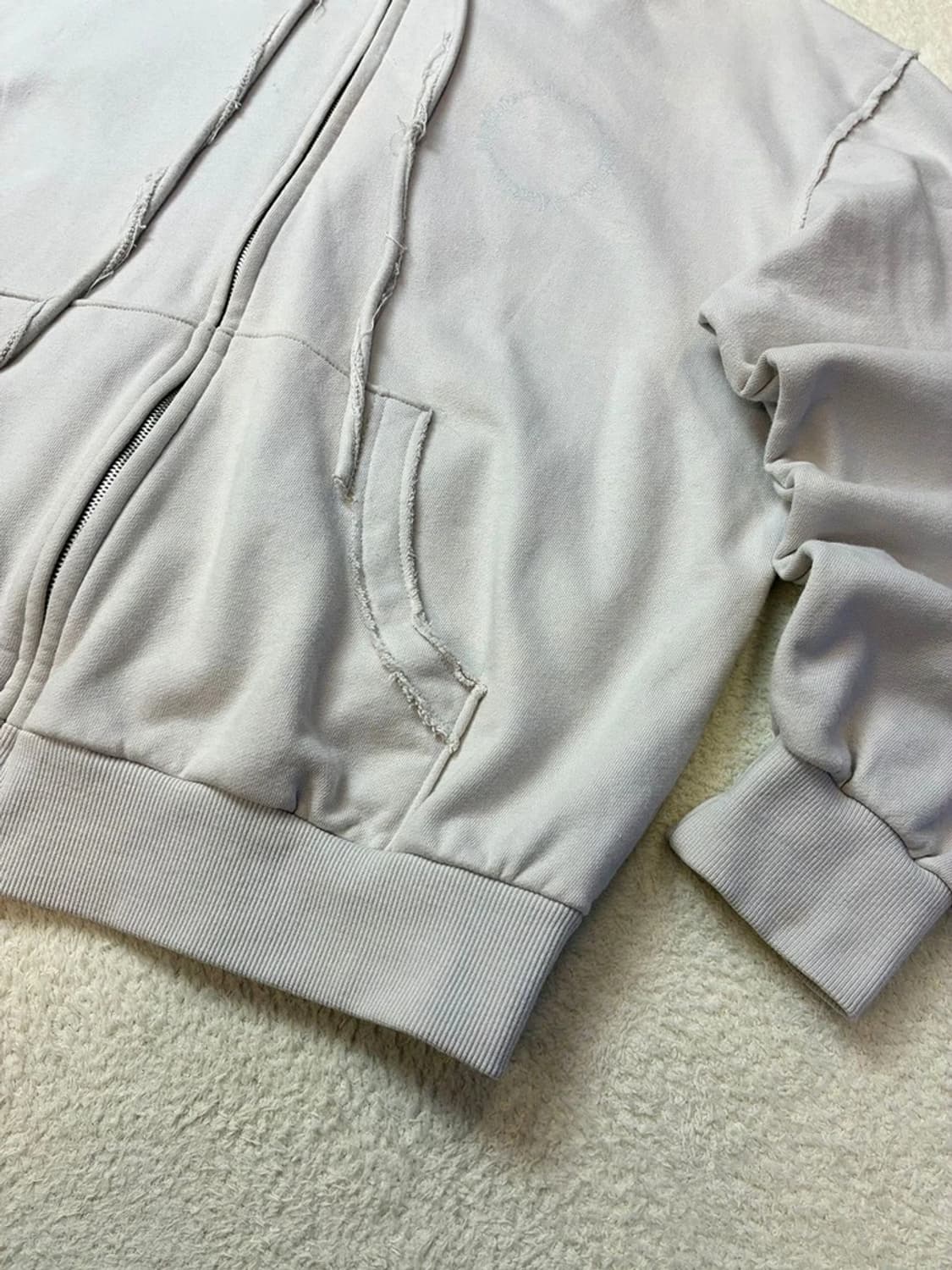 마뗑킴 22ss 그런지 피그먼트 후드 집업 PN5789 상품이미지6