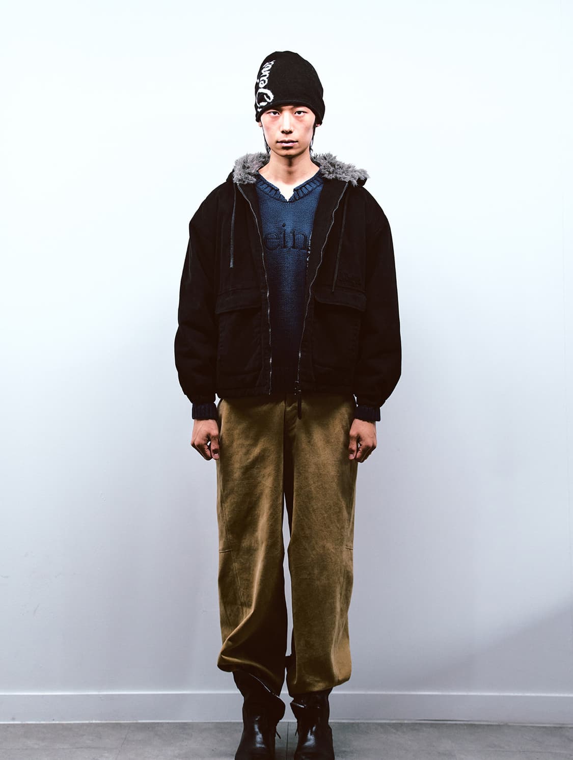 다이닛 피치 코튼 패디드 점퍼 블랙 PEACH COTTON PADDED 상품이미지9