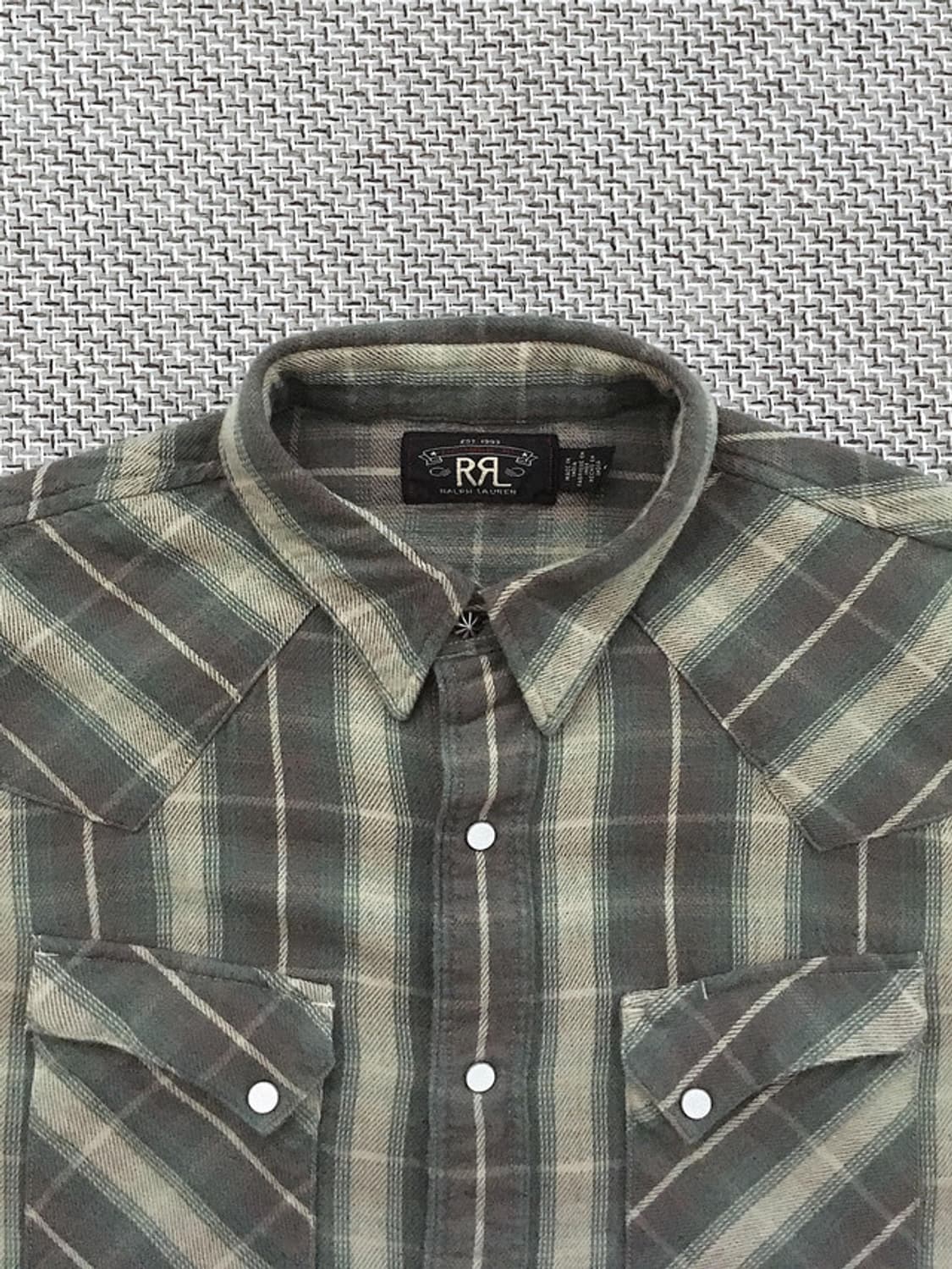 Concho&pearl snap western check shirts 상품이미지1