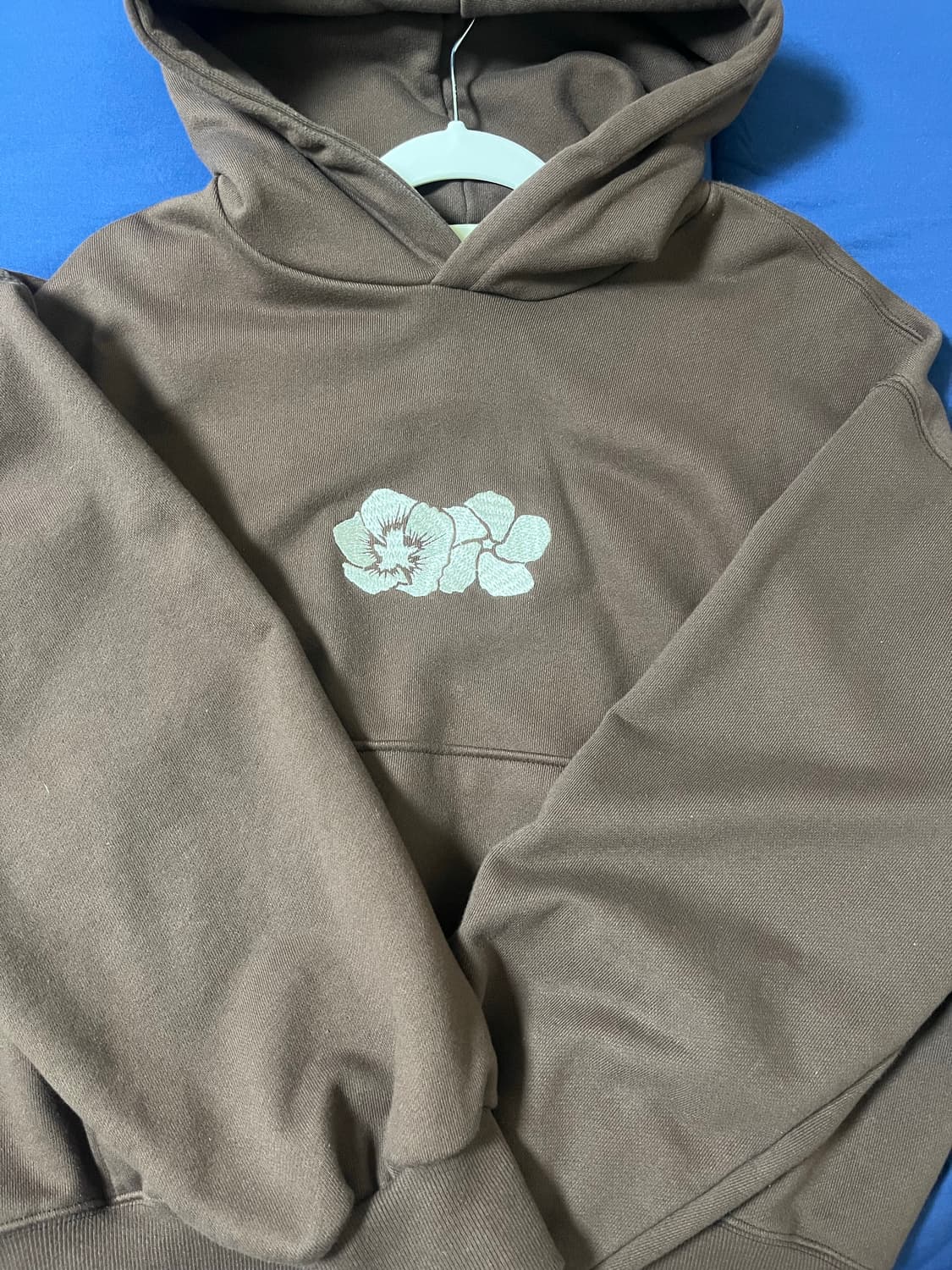 알미래 크롭 후드티 브라운 s 상품이미지3