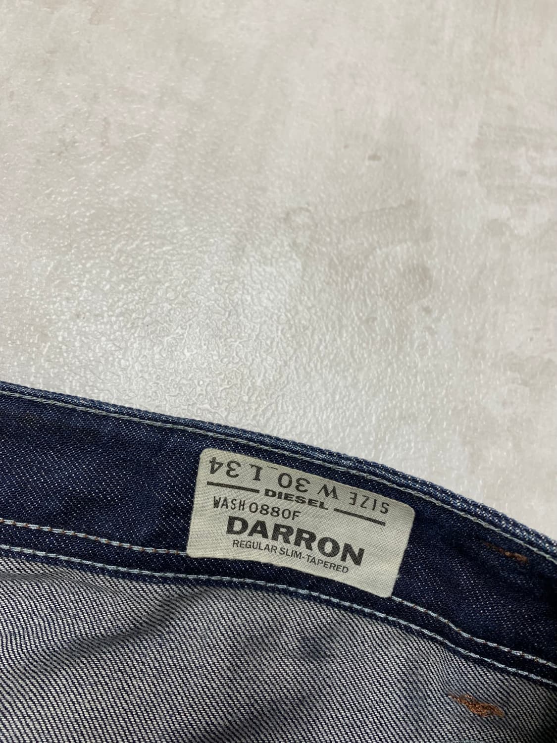 디젤 진청 스트레이트 데님 팬츠#101 상품이미지5