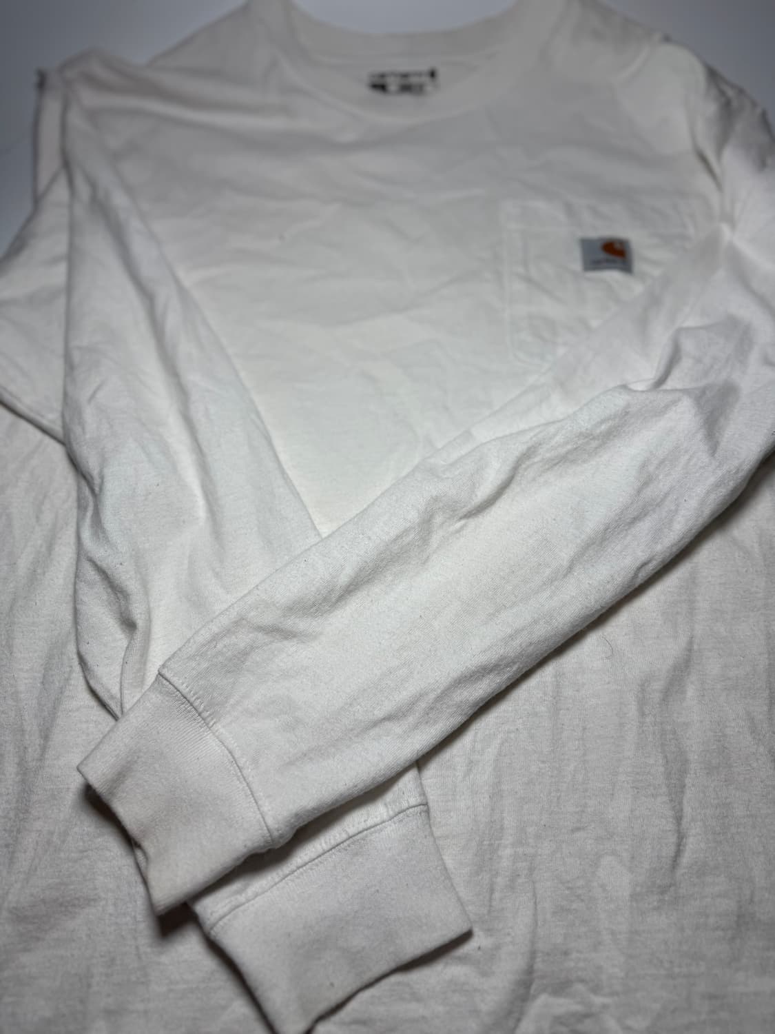 칼하트 포켓 티셔츠 화이트 상품이미지6