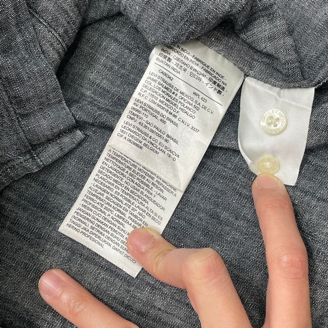 LEVI'S 셔츠 S 상품이미지4