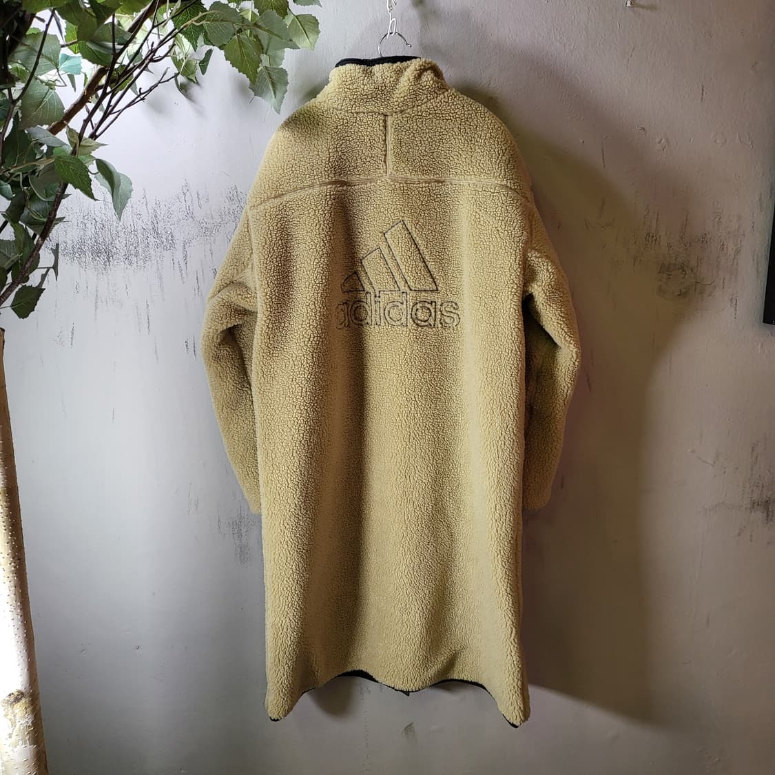 아디다스 롱 리버시블 쉐르파 자켓 (XL) 상품이미지4