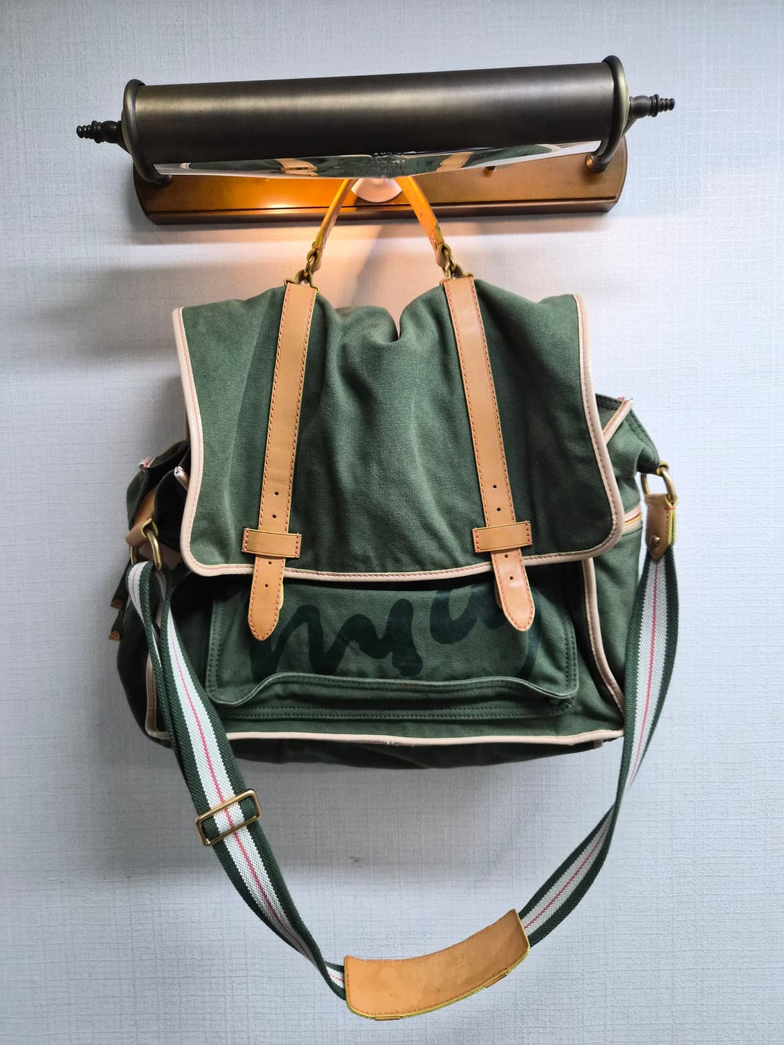 OS) JUICY 주시 꾸띠르 90's 빈티지 캔버스 백 팝니다 상품이미지1