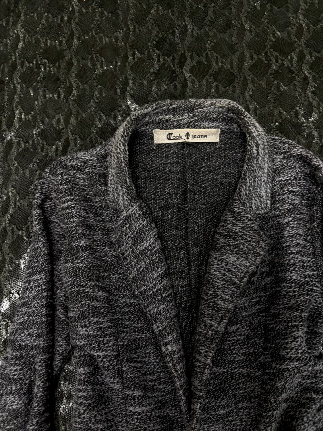 “Cook Jeans” 00’s V-Kei Mood Grey Cardig 상품이미지5