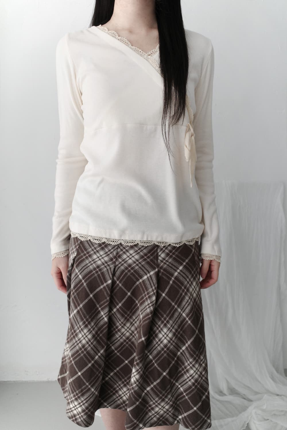 lace wrap knit sleeve 상품이미지6