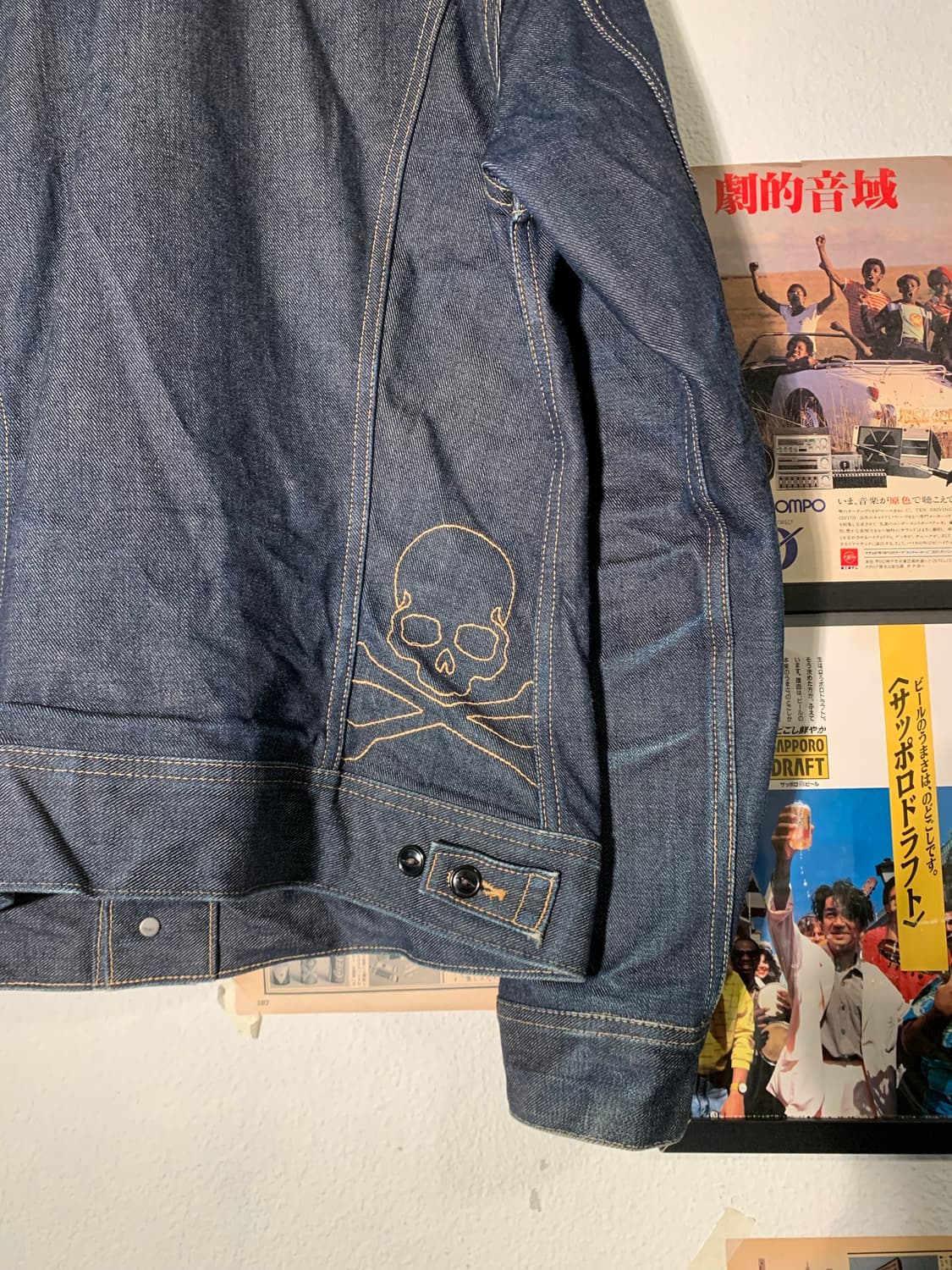 마스터마인드 X 리 해골 자수 데님자켓 상품이미지9