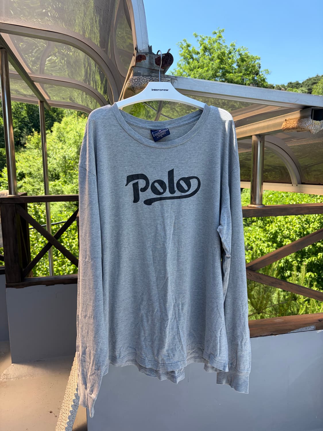 90s 폴로 스포츠(Polo Sport) 로고 롱슬리브 티셔츠 상품이미지1