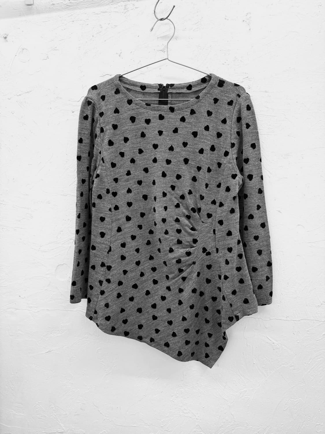 l&b 하트 개더 니트 상품이미지1