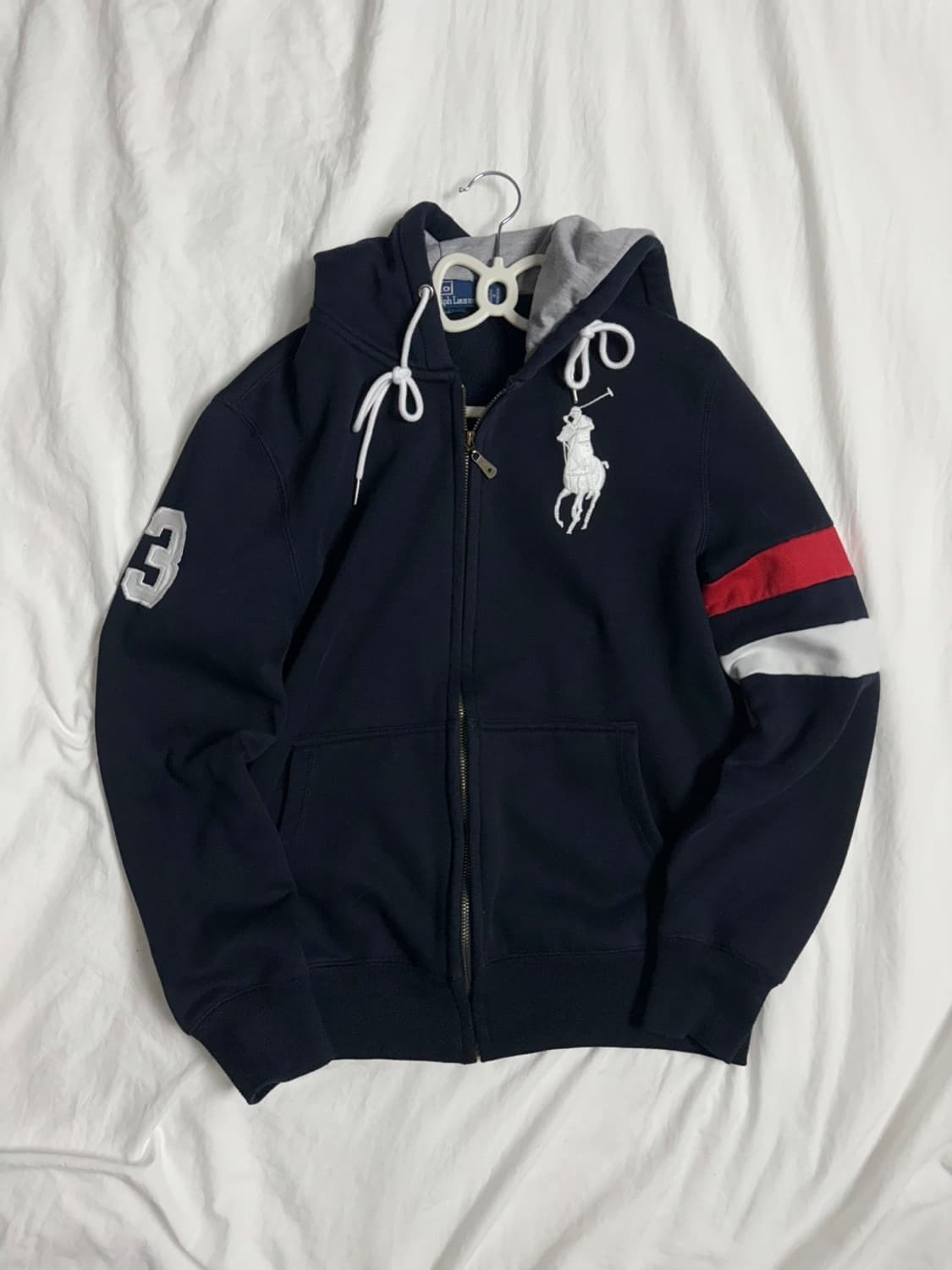 폴로 빅포니 네이비 후드집업 상품이미지2