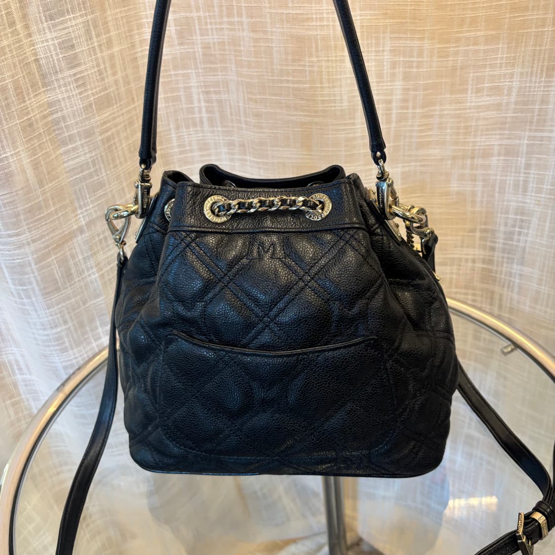 정품 메트로시티 퀄팅 복조리 토트백 크로스백 상품이미지5