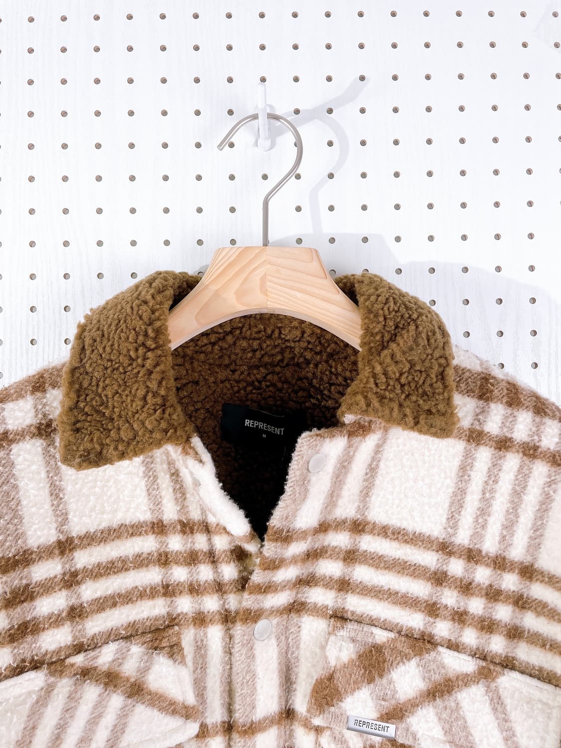 (정품/새상품) REPRESENT 리프레젠트 남성 체크 셔츠 자켓 상품이미지3