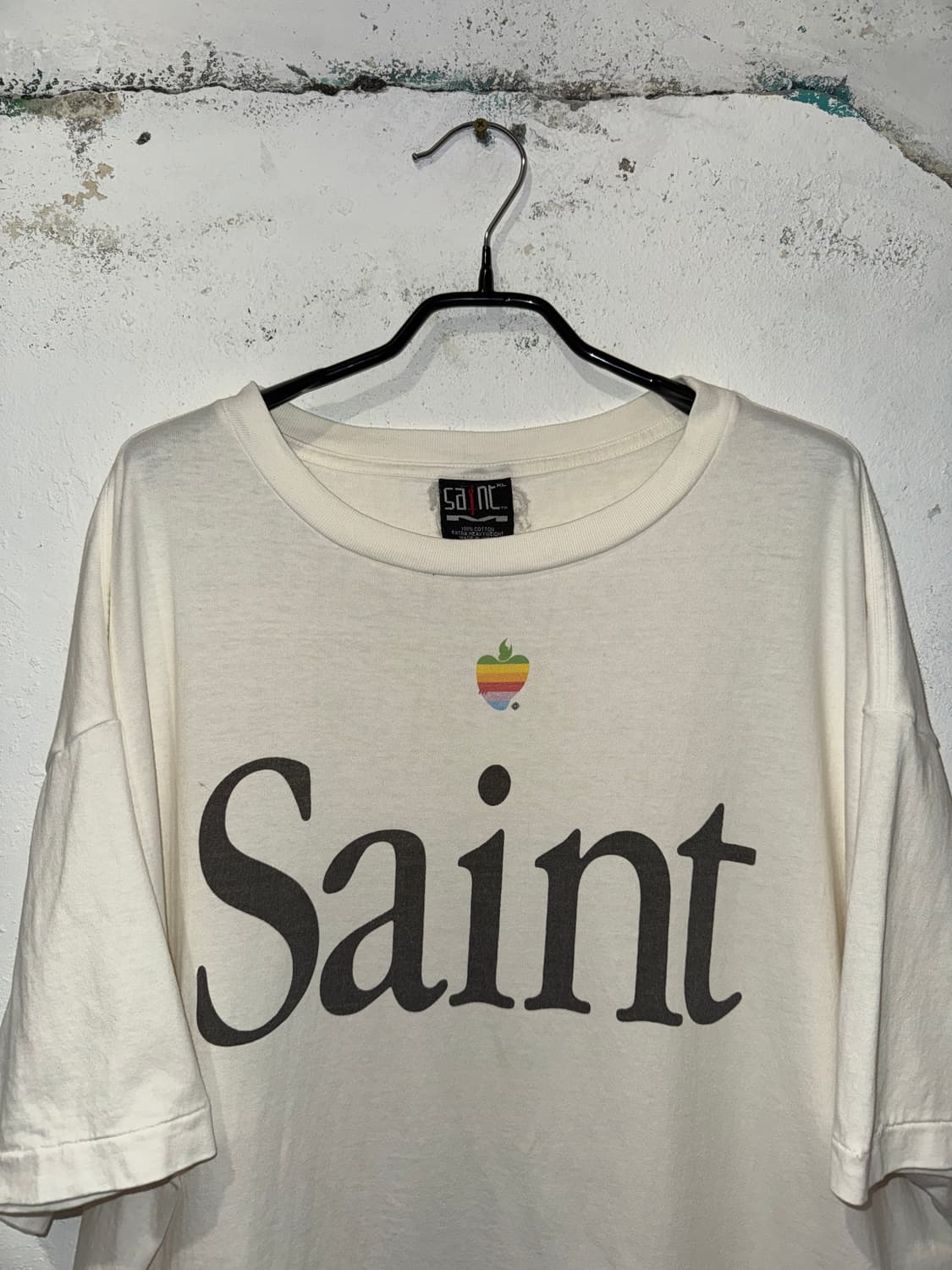 세인트미카엘 23SS 애플 오마주 티셔츠XL 상품이미지2
