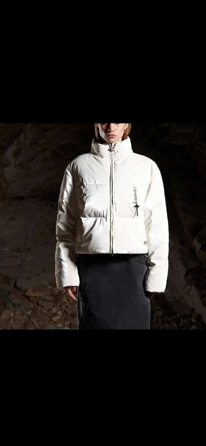 yeel leey 글로시 패디드 자켓 패딩+키링 상품이미지3