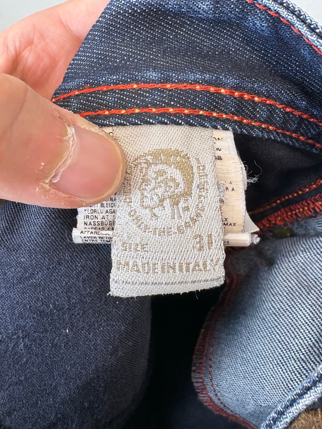 디젤 PADDOM 빈티지 데님팬츠 상품이미지7