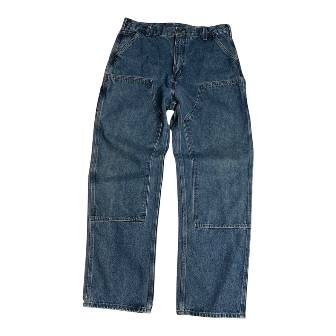 칼하트 가죽탭 더블니 카펜터팬츠 상품이미지1