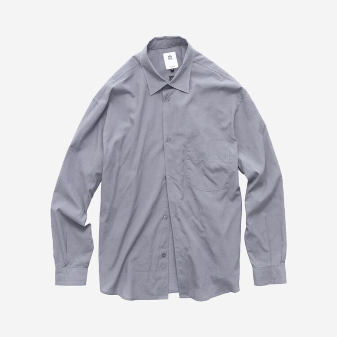 [4] 폴리테루 텐코셔츠 미드블루그레이 상품이미지1