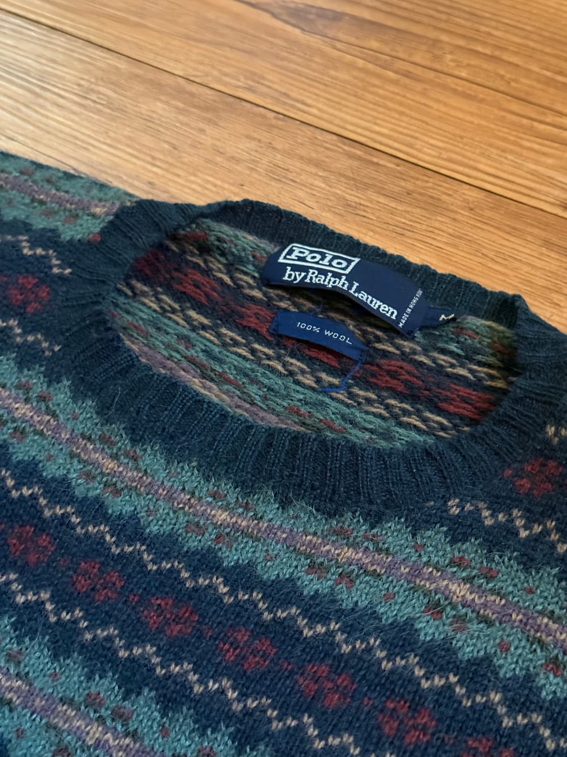 폴로랄프로렌 울 페어아일 니트 M 상품이미지2