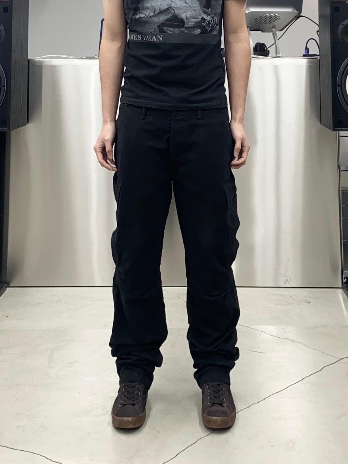 캐피탈 블랙 카고 팬츠 상품이미지1