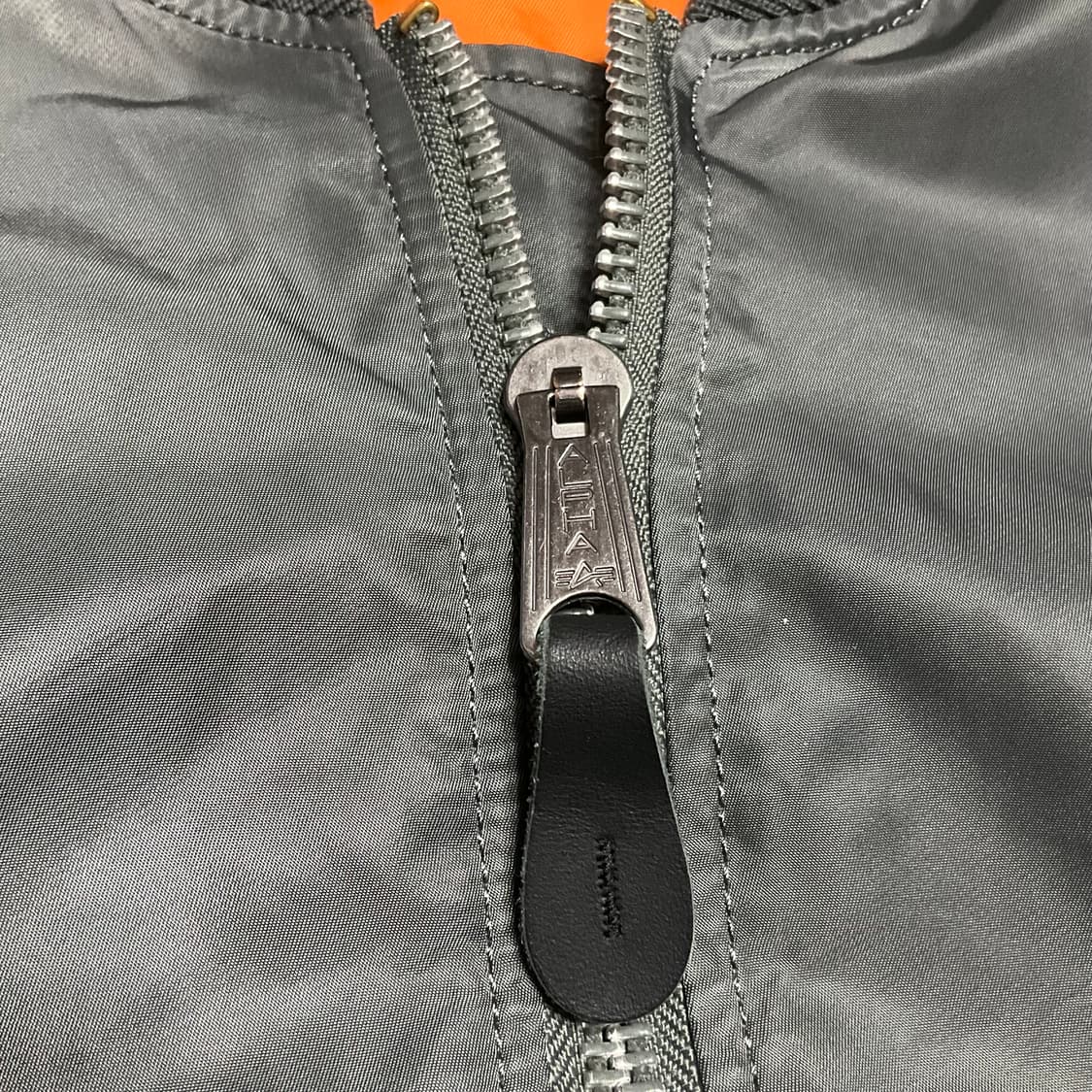 알파인더스트리 MA1 자켓 건메탈 L 상품이미지4