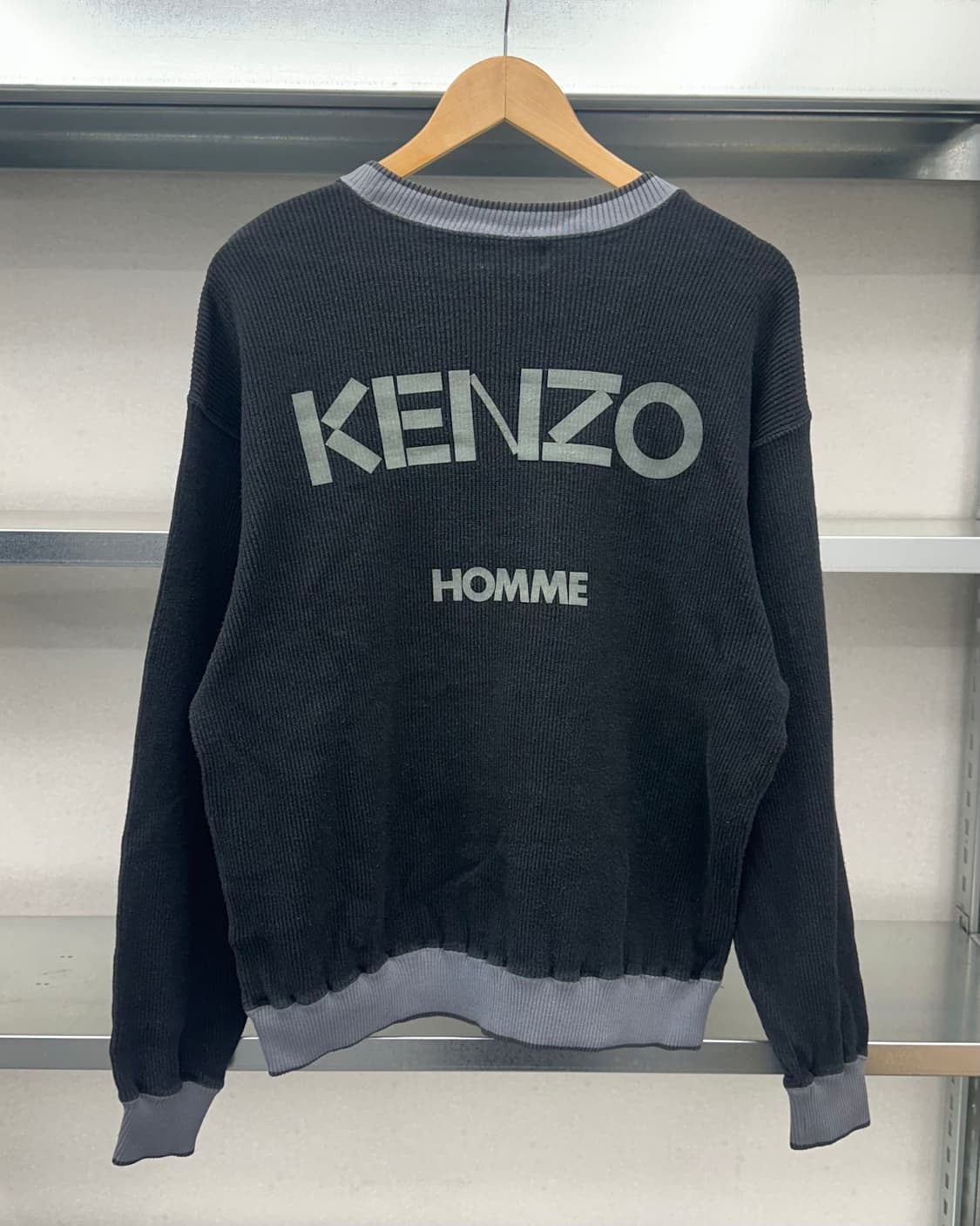 (M)90'S KENZO 골지 맨투맨-M1179 상품이미지1