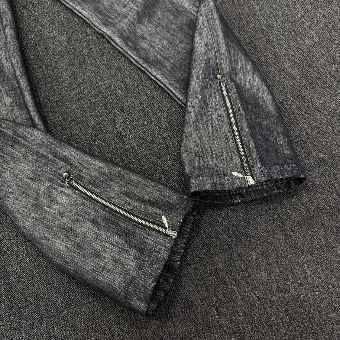 KOHSHIN SATOH 코신사토 3D포켓 코팅 데님팬츠 상품이미지4