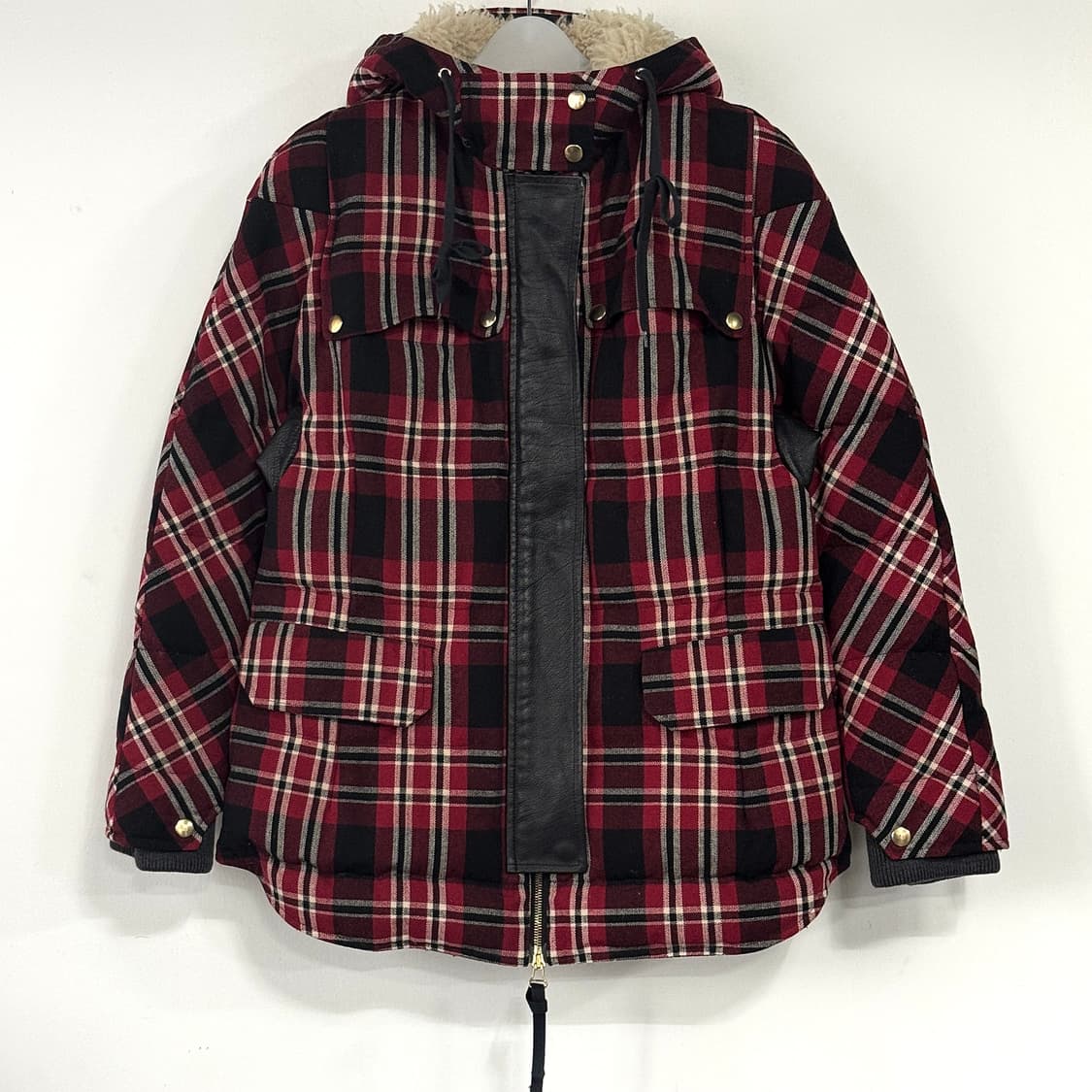 마르니 체크 다운 패딩 점퍼 상품이미지2