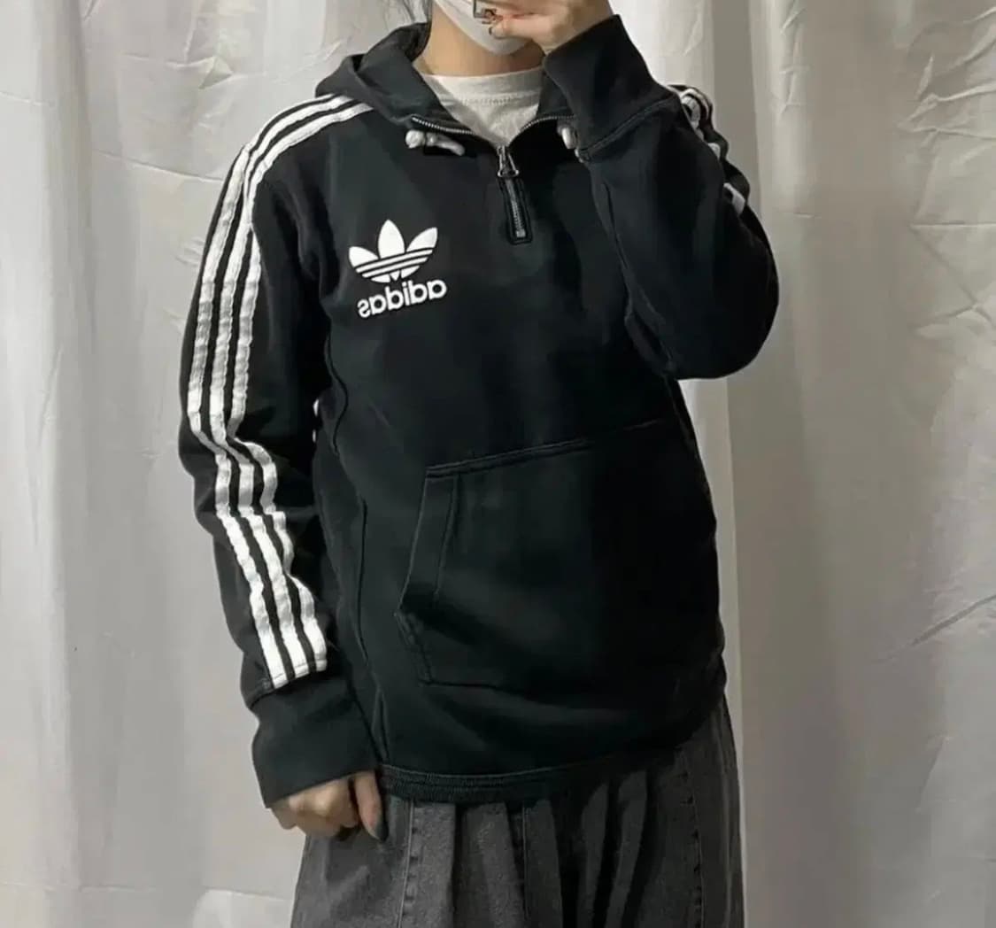 아디다스 후드 반집업 여성용 상품이미지2