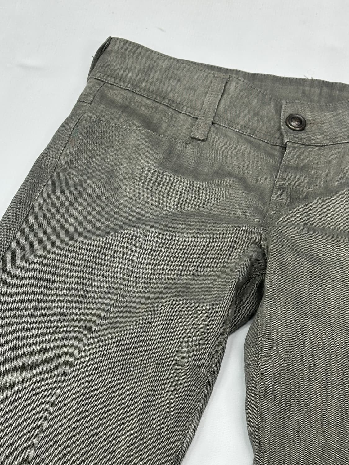 ⭐️로우라이즈 그레이 부츠컷 펑크 팬츠⭐️ y2k 일본 빈티지 보헤미안 상품이미지4