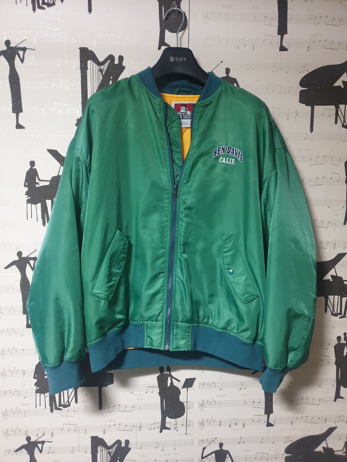 벤 데이비스 나일론 바시티 재팬라인 자켓 L사이즈 상품이미지1