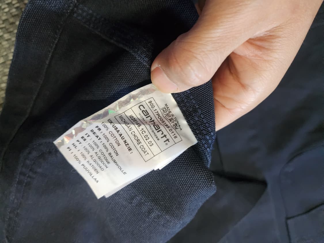 칼하트 미시건 초어코트 네이비 색상 XL사이즈 상품이미지3