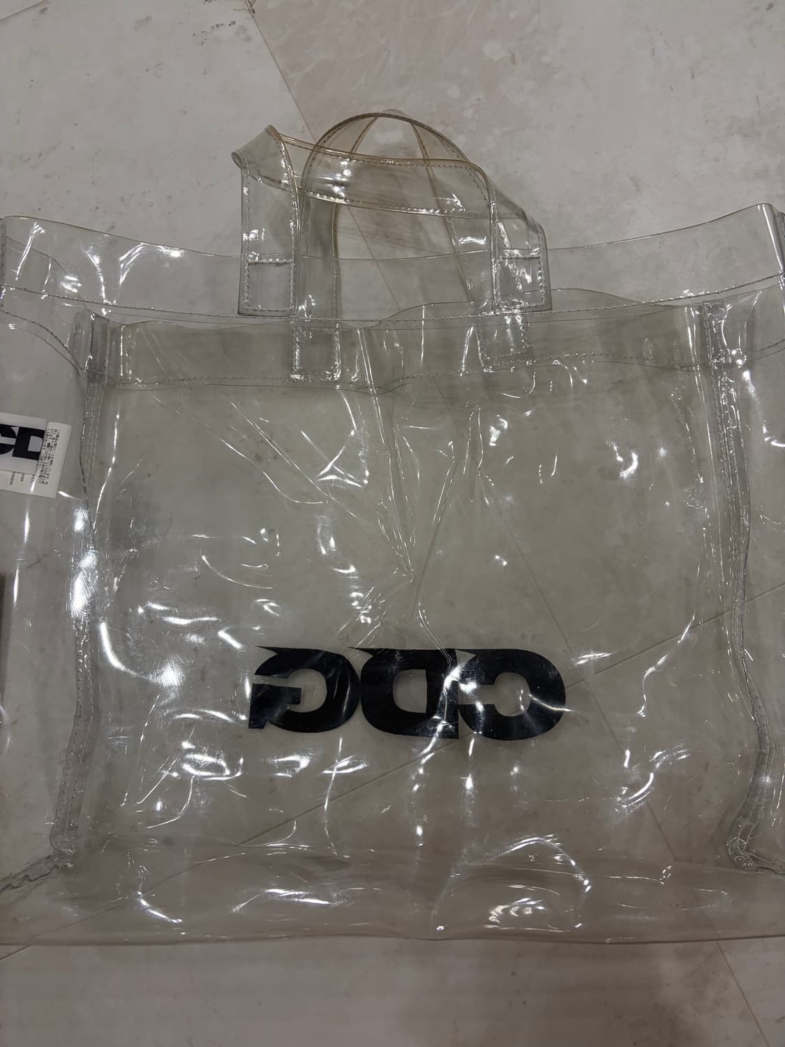 꼼데가르송 pvc백 상품이미지2