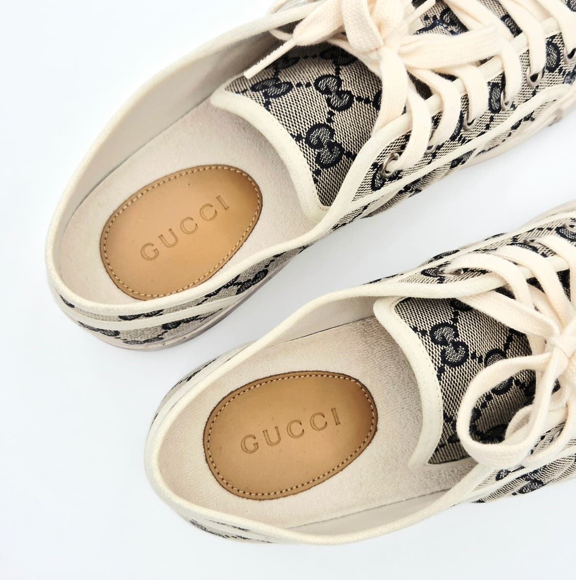 구찌 캔버스 로우탑 남성 스니커즈 7 1/2 상품이미지7