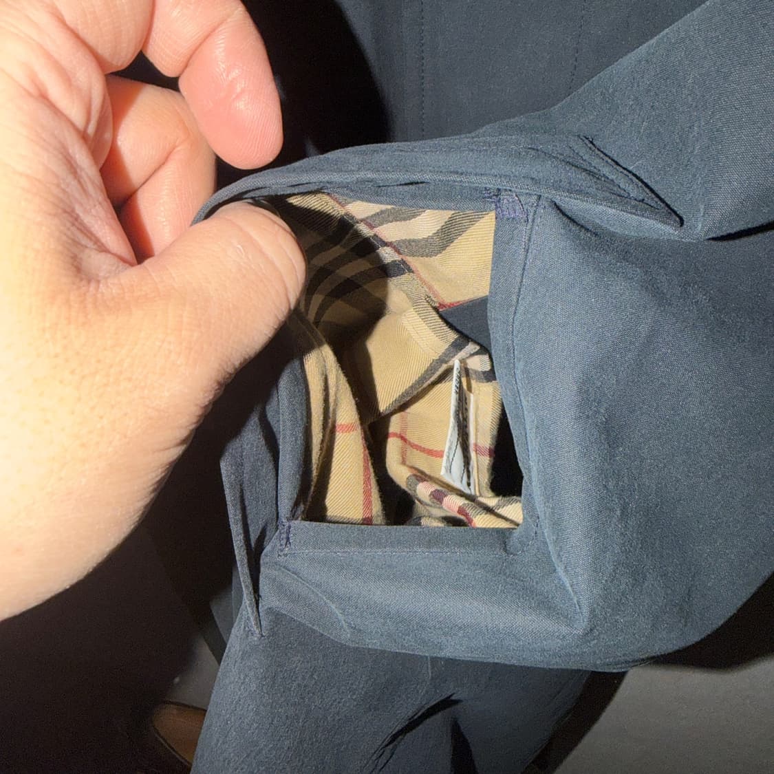 버버리 남성 맥코트 다크네이비 48 (남성 105정도) 상품이미지8