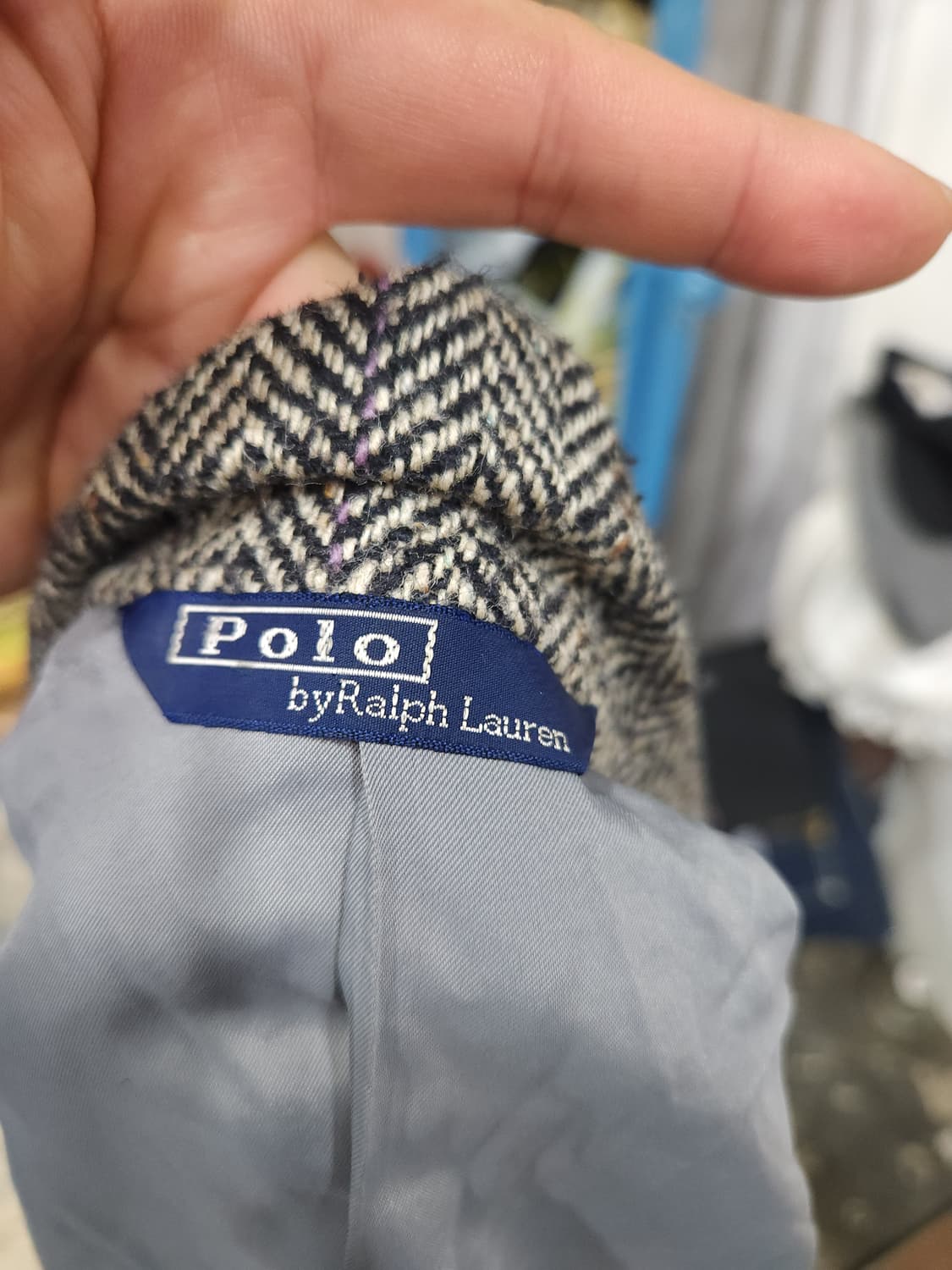  폴로 랄프로렌 90s 실크 헤링본 블레이저 일본판

 상품이미지2