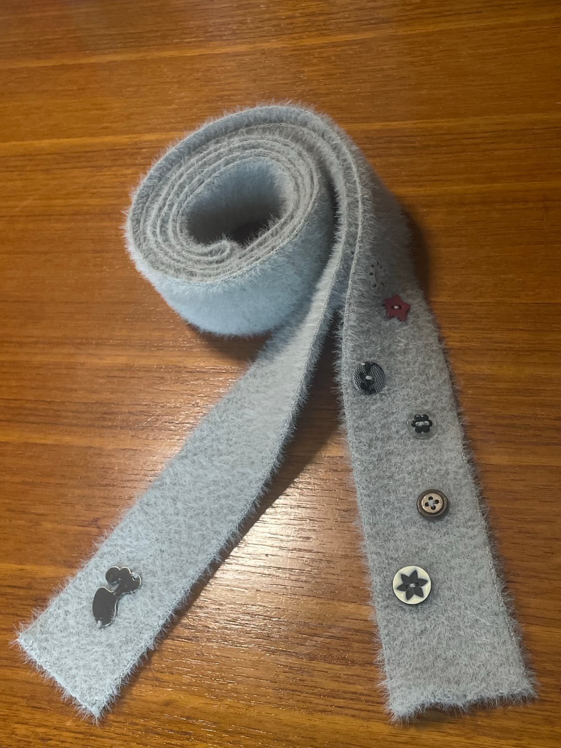 허그유어스킨 앙고라 베이비 머플러 (그레이) 상품이미지8