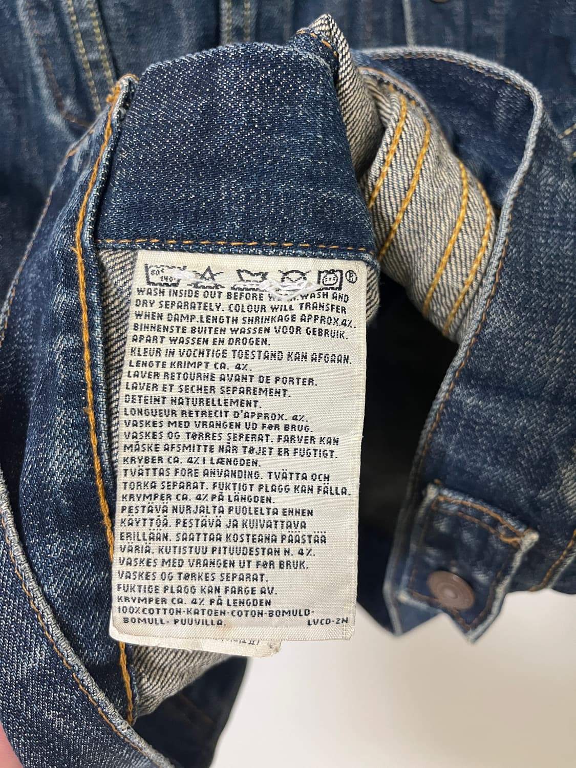 리바이스 발렌시아 빅E 3세대 트러커 44 XL사이즈 555 상품이미지8