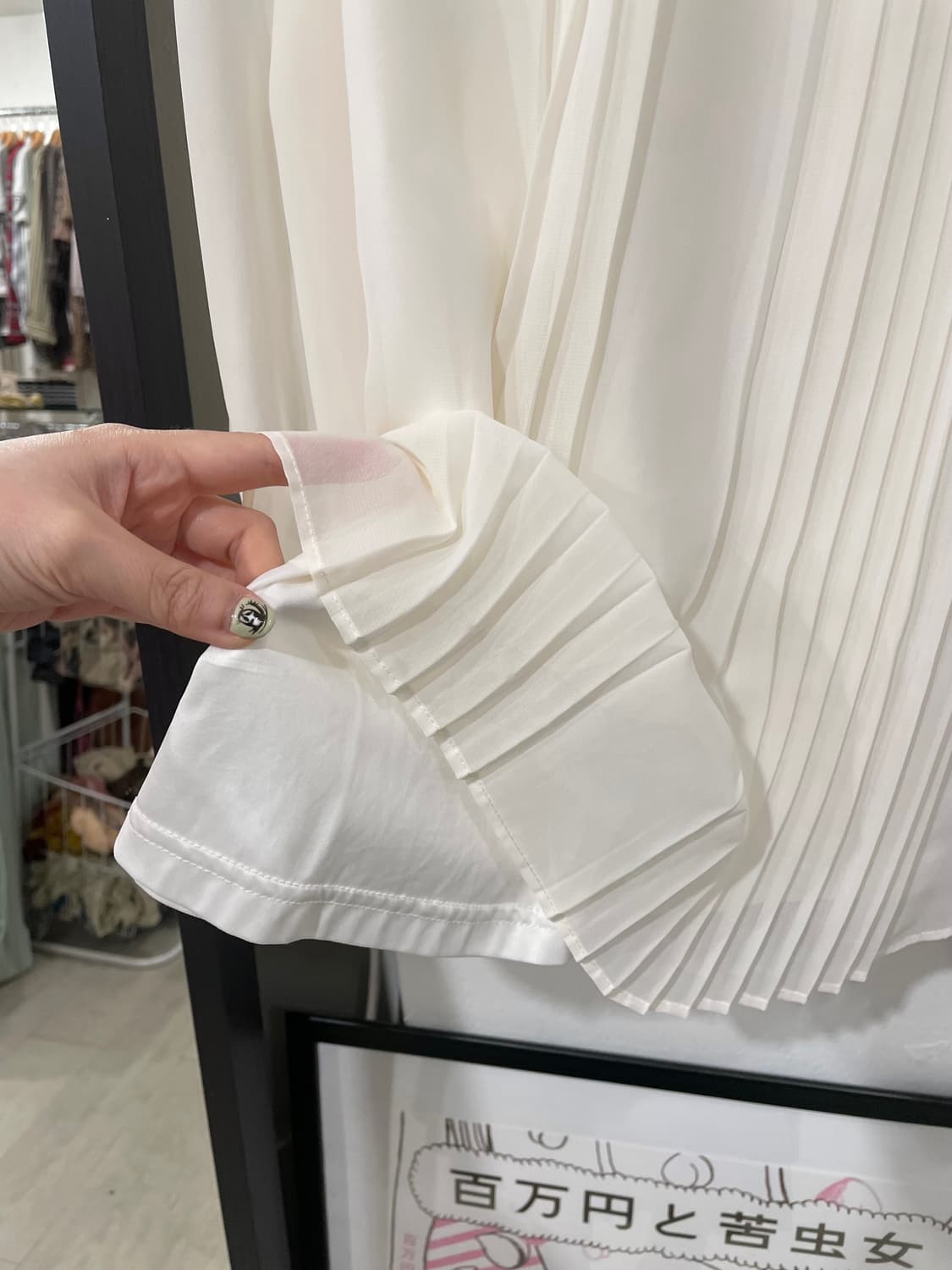 pleats ribbon blouse 상품이미지8