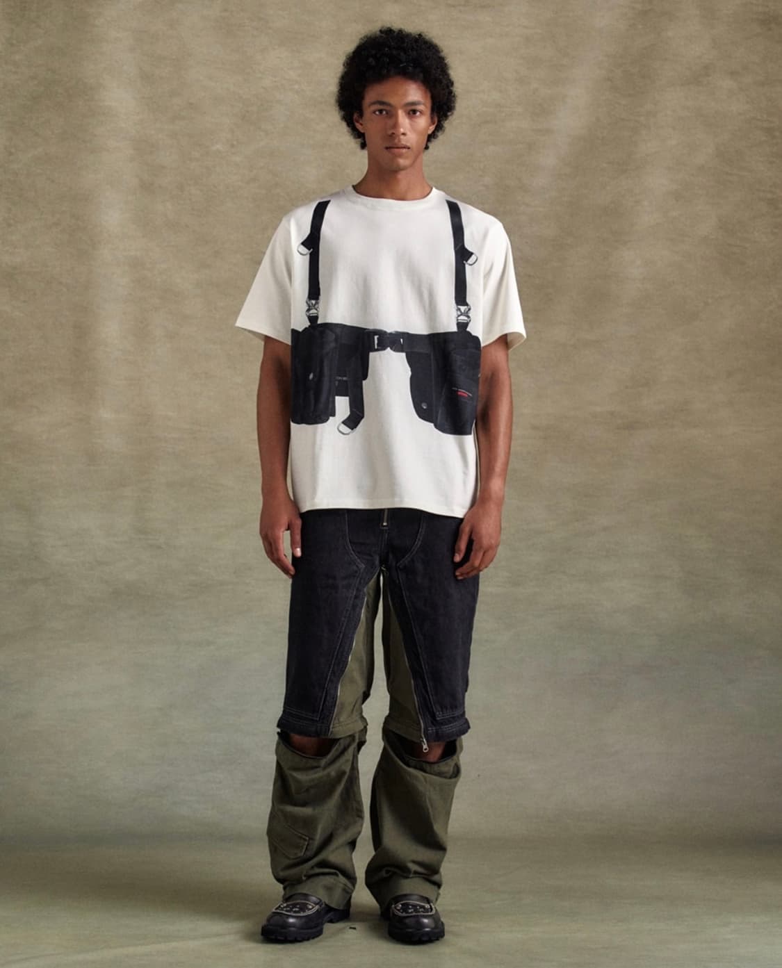 앤더슨벨 초회판 유틸리티 베스트 트롱프뢰유 티셔츠 L 상품이미지1